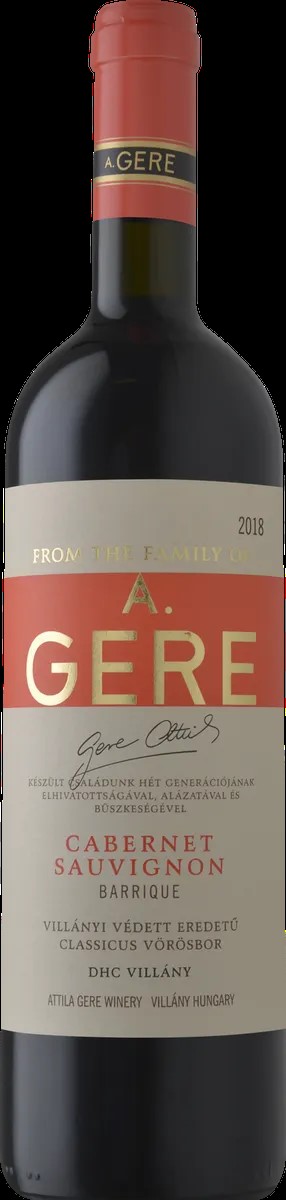 GERE CABERNET SAUVIGNON BARRIQUE 2019/2020 Villány